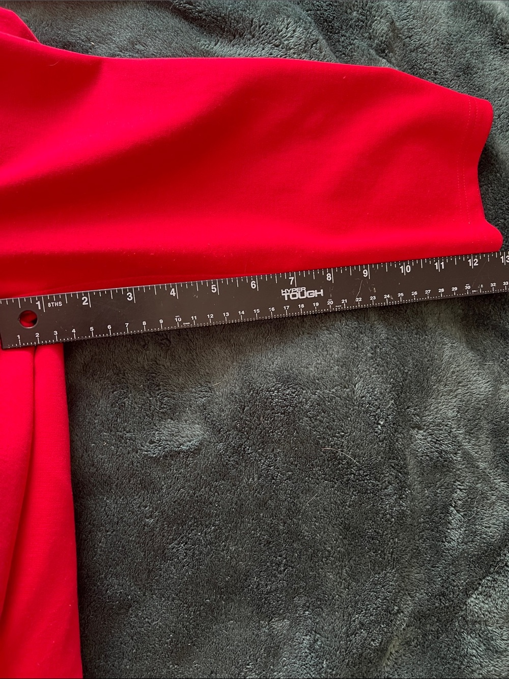Calvin Klein Red Ruffle Front Open Blazer - Picture 6 of 9